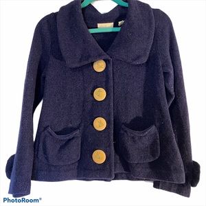 Anthropologie Sleeping in Snow Snail Sweater, Sm